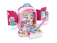 Навчальний ДВОСТОРОННІЙ кухонний набір шеф-кухаря 3 в 1 рольова гра