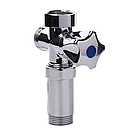 Кран вентильний триходовий для пральної машини Q PROFESSIONAL 3/4x3/4x3/4 з подовжувачем NV-QP170, фото 3