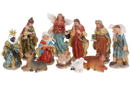 Різдвяний Вертеп (набір із 11 фігур), 12 см 803-131
