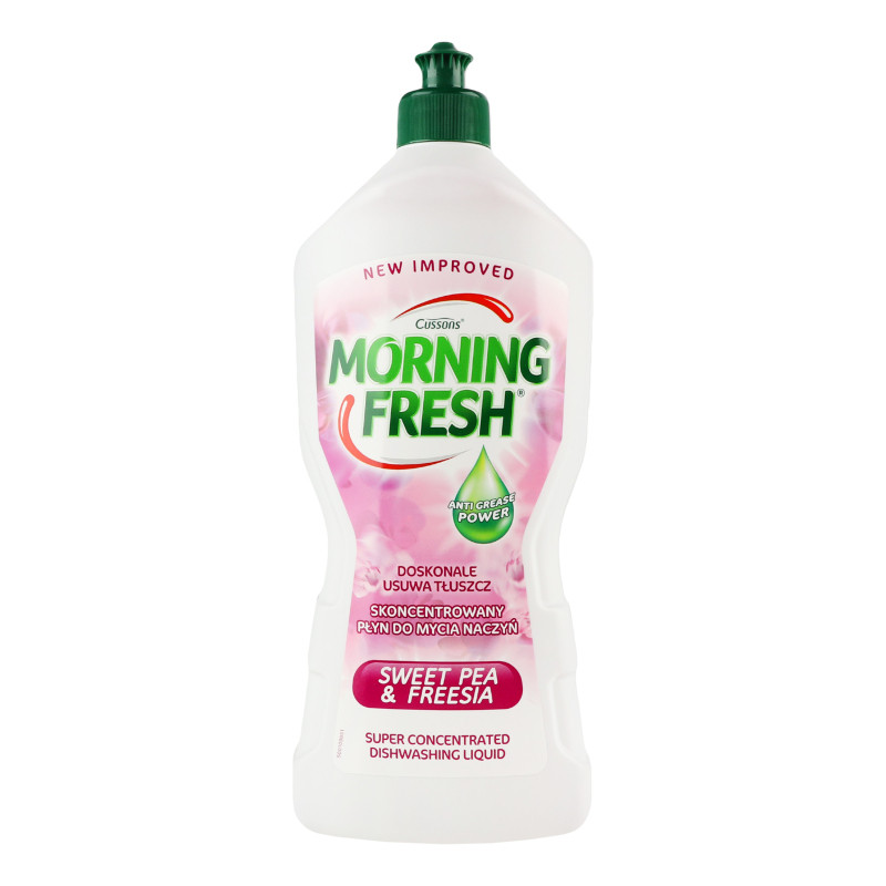 Засіб концентрований для миття посуду Morning Fresh Sweet PeaFreesia 900мл (5000101509773)
