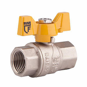 SD Forte Кран кульовий 1/2" ВВ прямий, PN40, для газу (БГГ) SF602G15