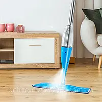 Швабра с распылителем для мытья полов Water Spray Mop, Синяя / Швабра для уборки