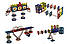 Дитячий магнітний конструктор-трек 1101, (151 дет.), містечко-трек з кульками та фігурками, фото 3