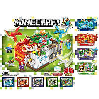 Конструктор "Герои компьютерной игры" Minecraft 4 набора в комплекте
