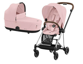 Cybex Mios 4.0 коляска 2 в 1 Peach Pink шасі Сhrome Brown
