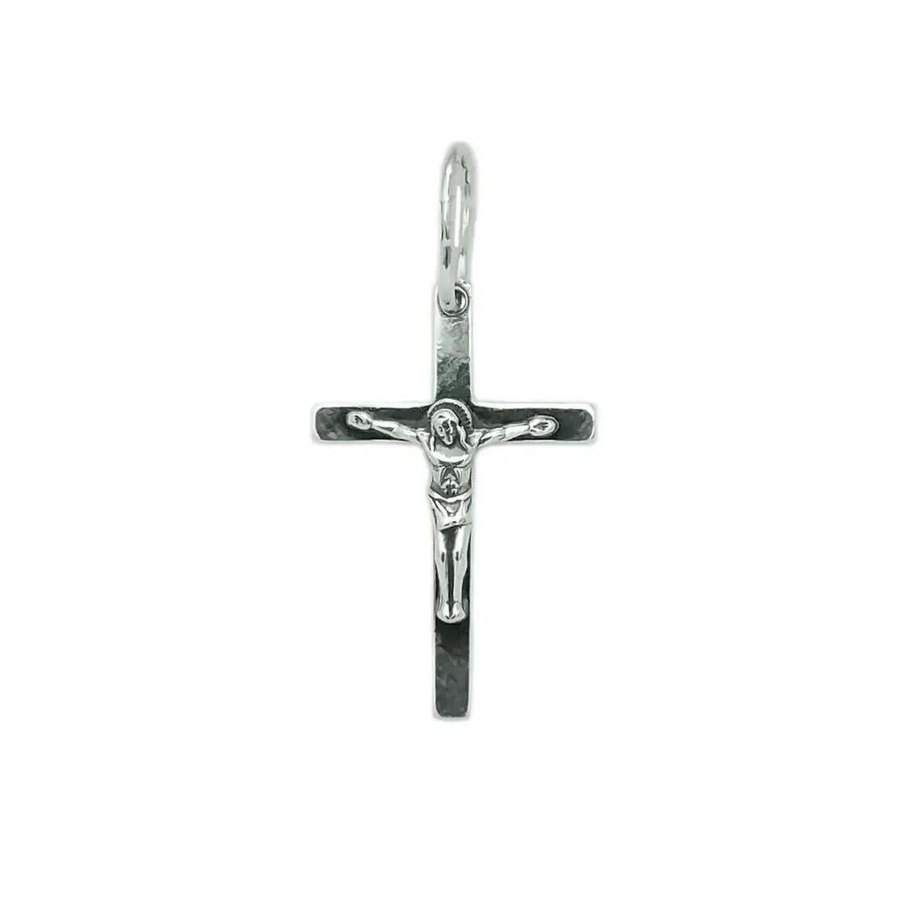 Срібний хрестик із чорнінням Всевишній 3700-ч, фото 1