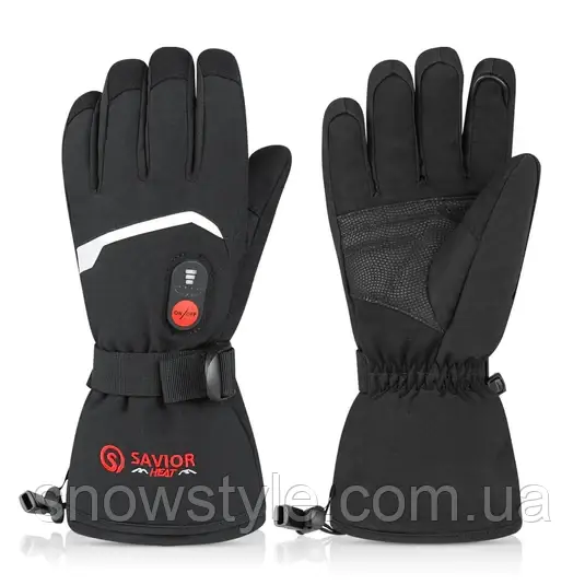 Рукавички з підігрівом Savior Heated Gloves Black L, фото 1