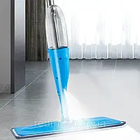Швабра для пола с распылителем Water Spray Mop, Синяя / Швабра для уборки / Швабра с емкостью для воды