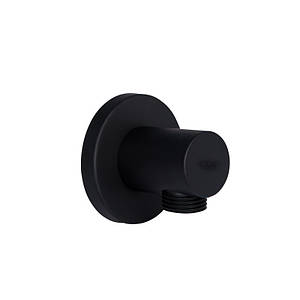 Qtap Spojecti Під'єднання для шланга Matt Black, округле QTCRBB030