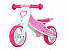 Біговел триколісний дерев'яний рожевий Milly Mally, фото 6