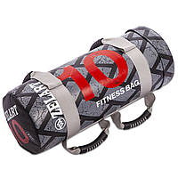 Мешок для кроссфита и фитнеса Zelart Power Bag FI-0899-10 черный-красный