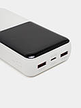 Павербанк 20000 мАг Remax RPP-623 білий Powerbank зарядний пристрій з функцією швидкої зарядки, фото 4