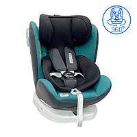 Автокресло Lorelli Lusso + sps + Isofix 0+/1/2/3 (0-36 кг) Зелений