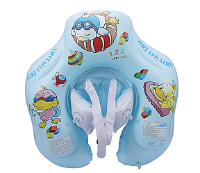 Коло для навчання плавання Baby swim ring для дітей від 1 до 4-х років, блакитний