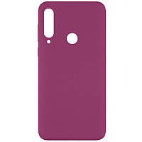 Чехол Silicone Cover Full without Logo (A) для Huawei Y6p Бордовий/Marsala