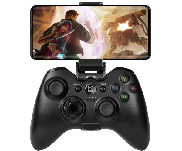 Бездротовий геймпад Defender X7 PC PS3 Android з утримувачем (17 кнопок)