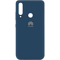 Чехол Silicone Cover My Color Full Protective (A) для Huawei Y6p Синій/Navy blue