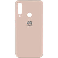 Чехол Silicone Cover My Color Full Protective (A) для Huawei Y6p Рожевий/Pink Sand