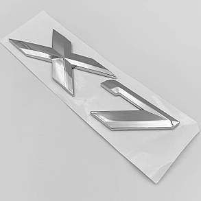 Емблема (шильдік, логотип) кришки багажника BMW (БМВ) X7 series (G07) 2019-…- NEW Хром, фото 3