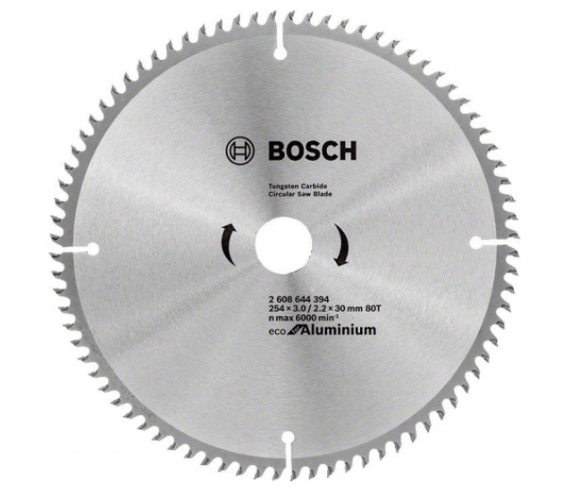 Диск пильний BOSCH Aluminium Eco (254х30х80T)