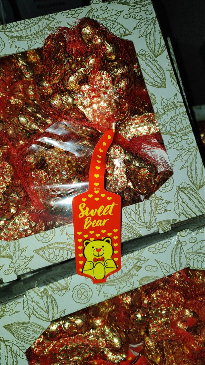 Конфеты Шоколадные Biedronki Sweet Bear Мишки 12*100 г Ящик Польша - фото 5 - id-p2038160624