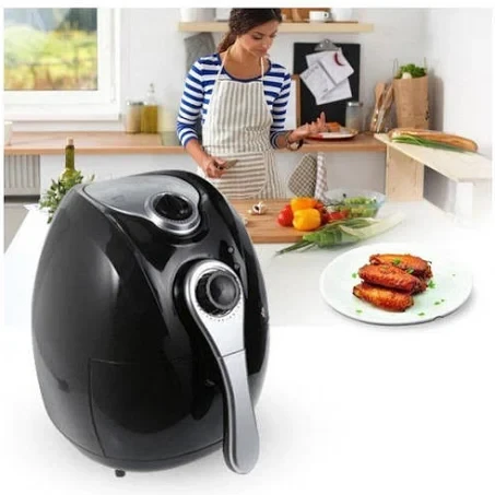 Фритюрниця електрична Domotec MS-3220 аерофритюрниця 1300 вт | Фритюрниця для кухні