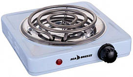 Електроплитка (SB-062) 1-конфорка1000Вт/спіраль, SeaBreeze, Арт.47592