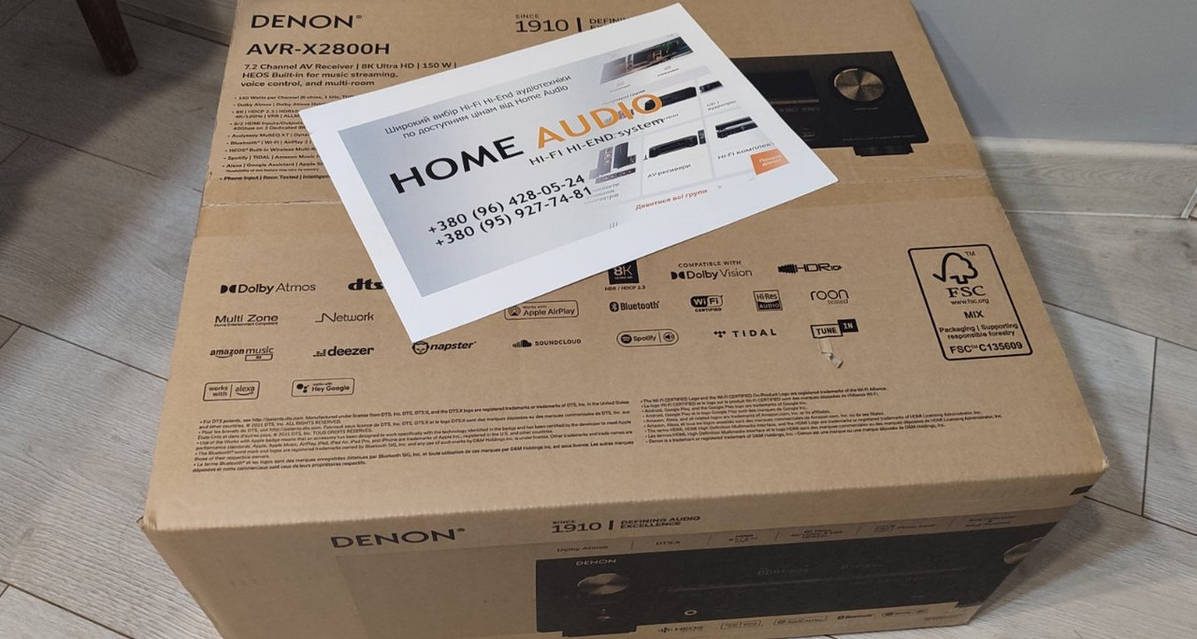 Denon AVR-X2800H AV-ресивер в интернет-магазине 