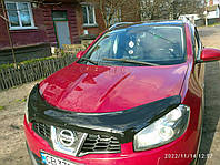 Дефлектор капота (мухобойка) Nissan Qashqai 2010-2013 (Турция)