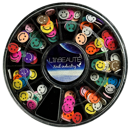 Фимо карусель для декора, смайлы, фото 1