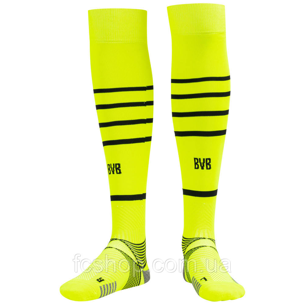 Футбольні гетри з логотипом Borussia Dortmund BVB PUMA 759099-03, Неоновий, Розмір (EU) — 4 (43-46)