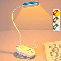 Лампа аккумуляторная на прищепке Glocusent Mini clip-on book light 1000 мАч White (X002SN8HIZ)