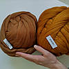 Товста, велика пряжа, 100% вовна овеча для валяння, 100 г. Колір Гірчиця 21 мкрн для валяння для іграшок, фото 2