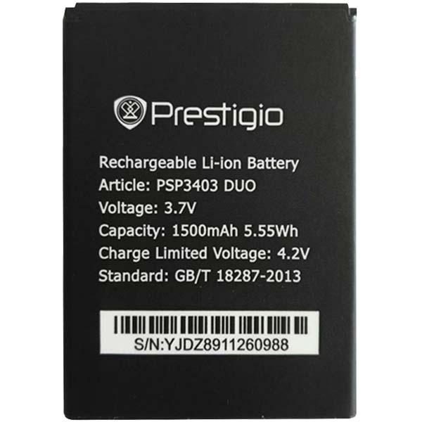 Акумулятор Prestigio Wize L3 PSP3403, 1500 mAh Original PRC