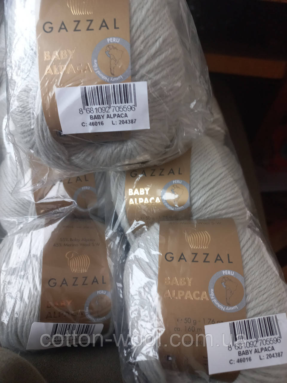 Gazzal Baby Alpaca 46016 55% Бебі Альпака, 45% Мериносова вовна Файн супервош