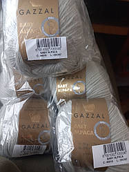 Gazzal Baby Alpaca 46016 55% Бебі Альпака, 45% Мериносова вовна Файн супервош