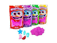 Кинетический песок детский Magic sand в пакете 39404-4 фиолетовый 1кг ТМ STRATEG BP