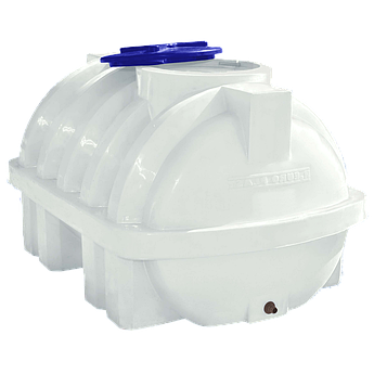 Ємність 750 л посилена з ребром горизонтальна