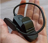 Лампа для читання книг із затиском, Перезаряджається світильник із затискачем 8 led 3 режиму, фото 3