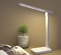 Світлодіодна перезарядна настільна лампа 4000 mAh з плавним затемненням, захист очей, фото 2