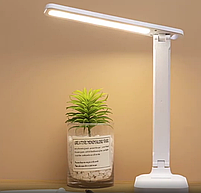 Світлодіодна перезарядна настільна лампа 4000 mAh з плавним затемненням, захист очей, фото 6