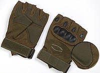 Рукавички безпалі Oakley Олива розмір L, фото 6