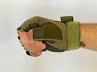 Рукавички безпалі Oakley Олива розмір L, фото 8