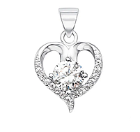 Розкішне жіноче намисто з великим каменем у вигляді серця, намисто з нержавіючої сталі, подарунок на день Святого Валентина, фото 5