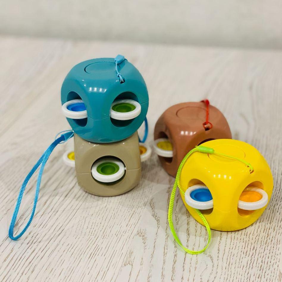 Іграшка антистрес Simple Dimple спіннер куб, фото 1