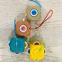 Іграшка антистрес Simple Dimple спіннер куб, фото 4