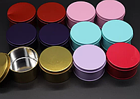 Металеві коробочки для біжутерії, круглі, фото 2