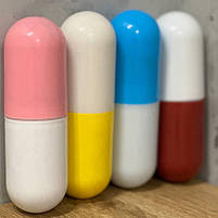 Міні-кишенькова парасолька від дощу темно-червоний, фото 3