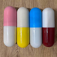 Міні-кишенькова парасолька від дощу темно-червоний, фото 4