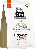 Сухий корм для собак Brit Care Dog Hypoallergenic Dog Show Champion з лососем і 3 кг (8595602559114)